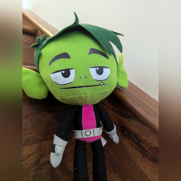 Teen Titans Go Beast Boy 10” Plush Toy Factory Cartoon Network. - Picture 6 of 9
